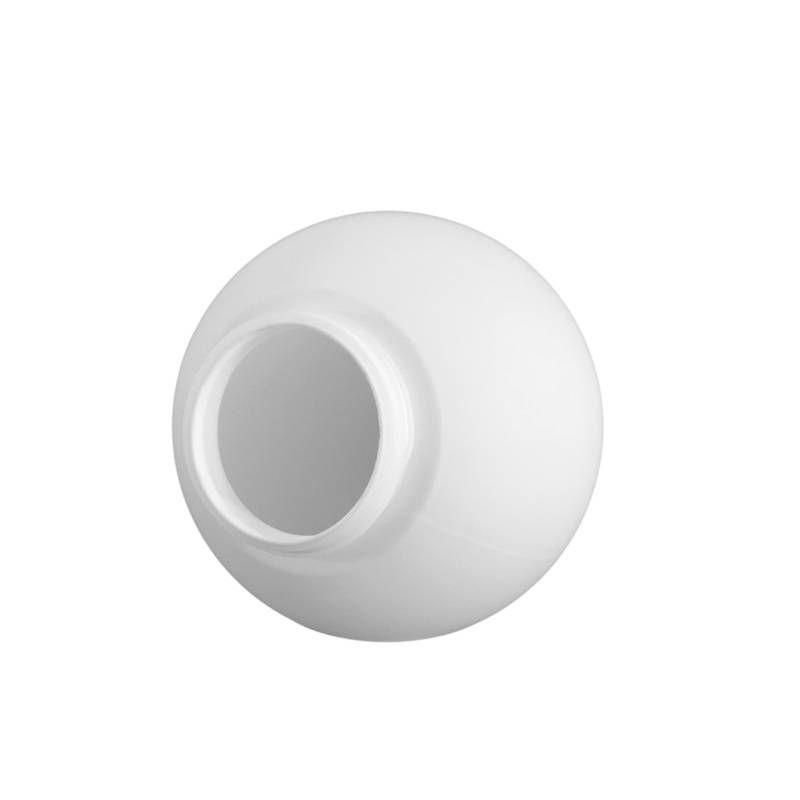 Náhradné tienidlo guľa so závitom priemer 20cm, montážny otvor: 9,9cm matná biela