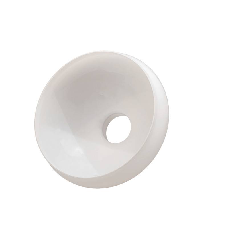 Náhradné tienidlo priemer 23,4cm petrolejkové biele opálové