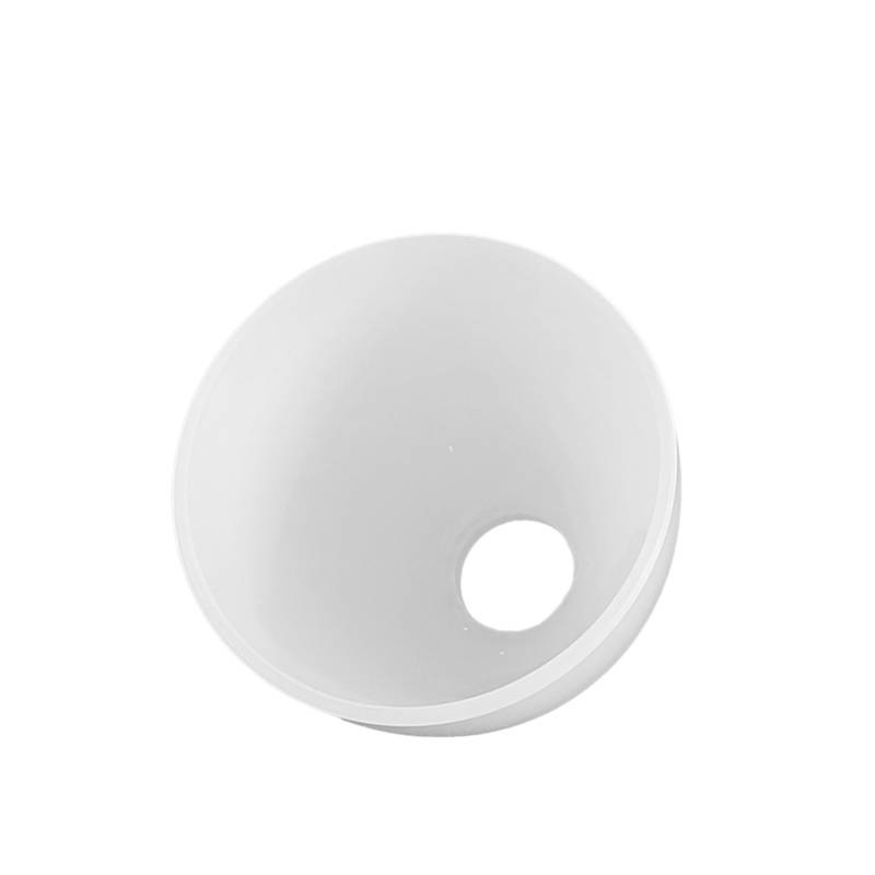 Náhradné tienidlo lesklé biele priemer: 9cm, montážny otvor 2,4cm