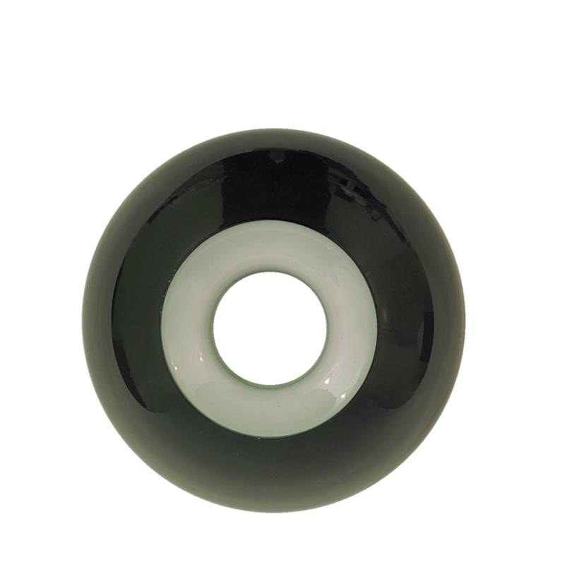 Náhradné tienidlo priemer 18,6cm petrolejkové lesklé zelené