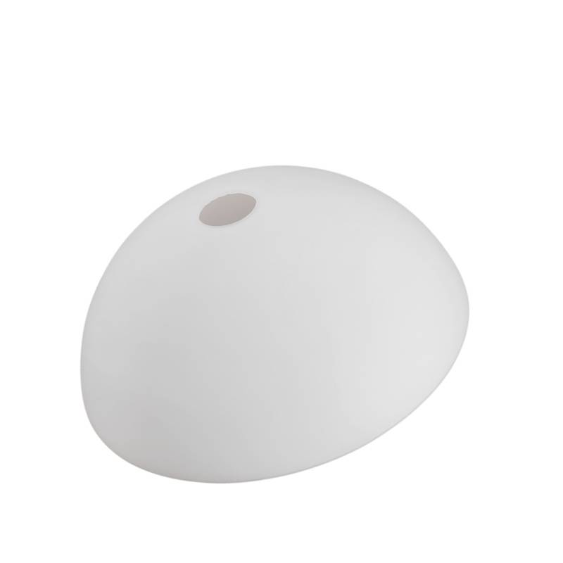 Sklenené tienidlo pre závit E27 (4,2cm) matné biele, priemer: 30cm
