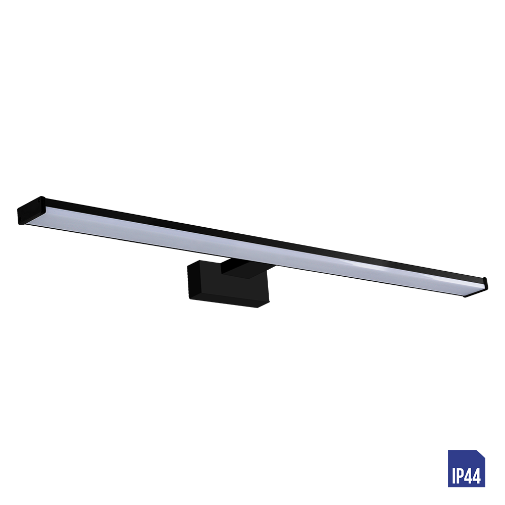 TREMOLO kúpeľňové svietidlo čierne 1xLED/15W, dĺžka 78cm IP44