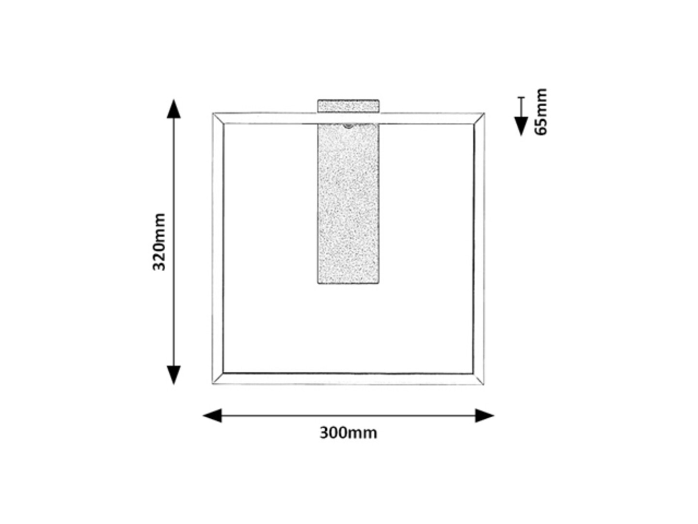 TUMNUS nástenné svietidlo strieborné/brúsený hliník LED/14W/4000K