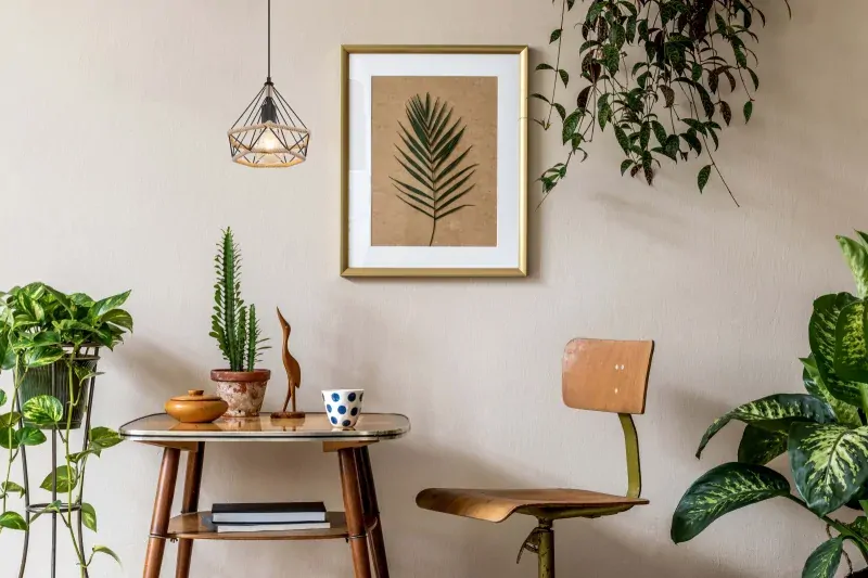 ULLEU visiaci luster kov/lano 1xE27/40W, priemer 25cm