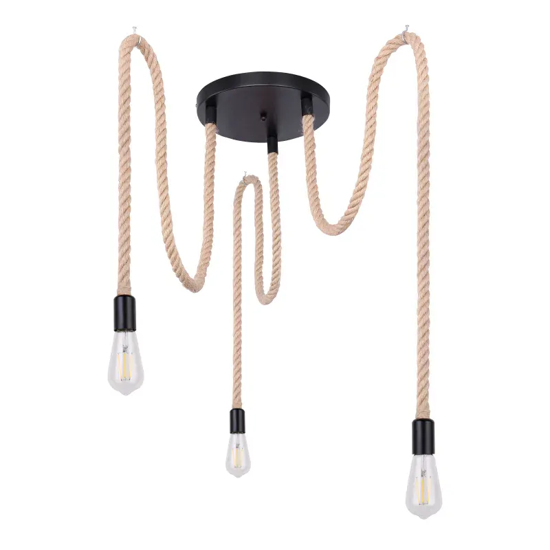 ULLEU visiaci luster kov/lano 3xE27/60W, priemer: 30cm