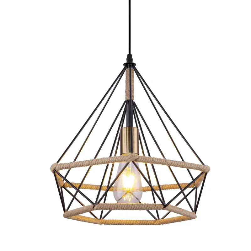 ULLEU visiaci luster kov/lano 1xE27/60W priemer 38cm