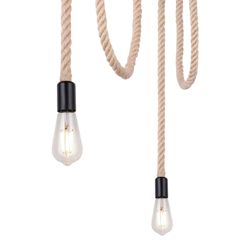 ULLEU visiaci luster kov/lano 3xE27/60W, priemer: 30cm