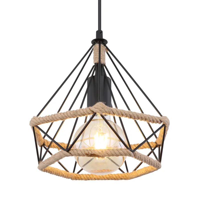 ULLEU visiaci luster kov/lano 1xE27/40W, priemer 25cm