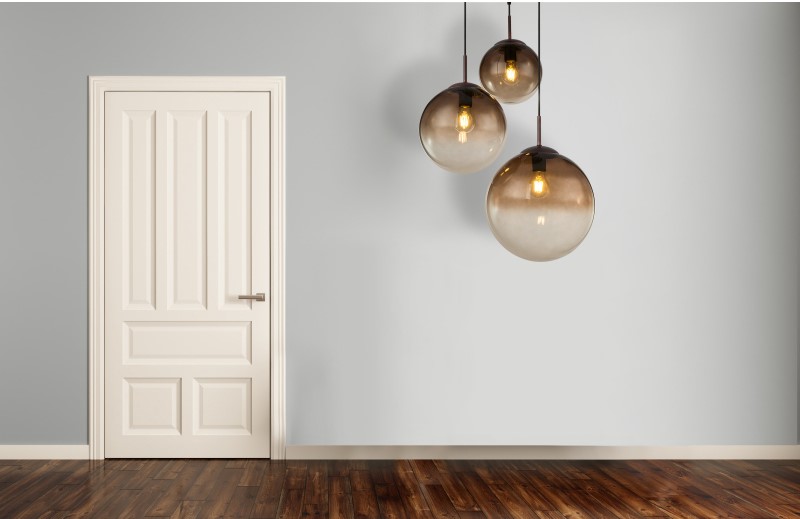 VARUS visiaci luster gule jantárové 3xE27/40W 