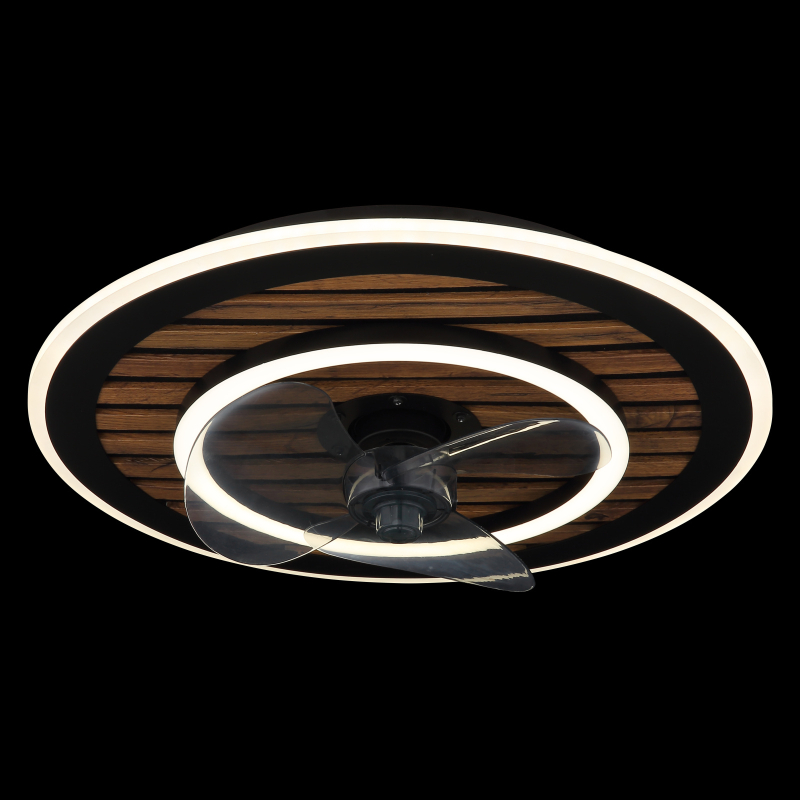 TREVINO stropný ventilátor imitácia dreva so svetlom LED 36W/2700-6000K + diaľkové ovládanie  