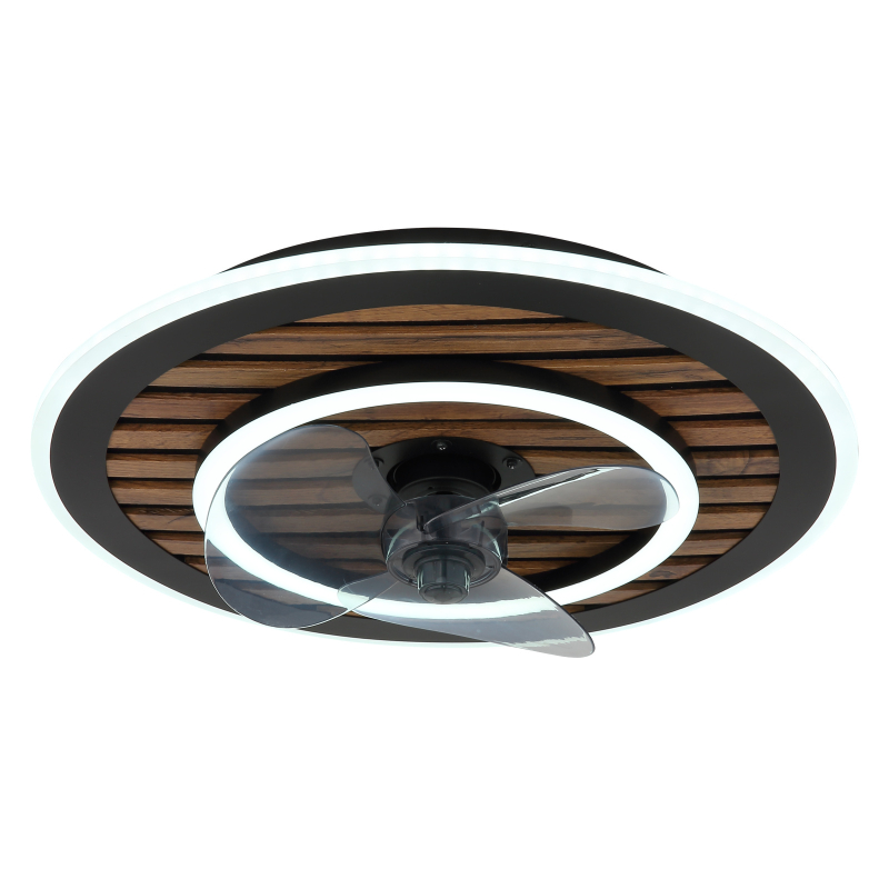 TREVINO stropný ventilátor imitácia dreva so svetlom LED 36W/2700-6000K + diaľkové ovládanie  