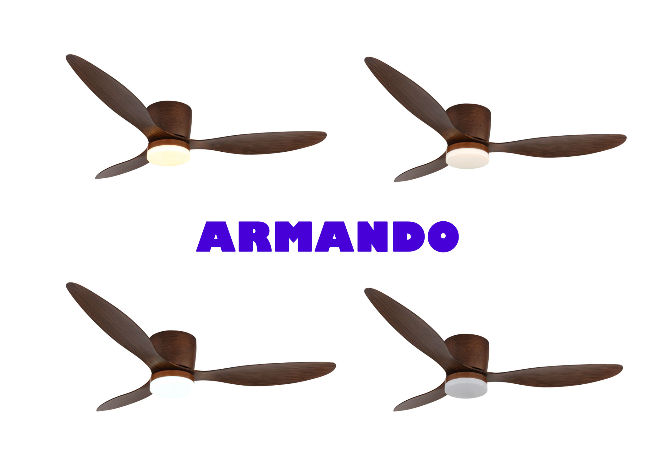 ARMANDO stropný ventilátor imitácia dreva so svetlom LED 20W/2700K-6500K + diaľkové ovládanie