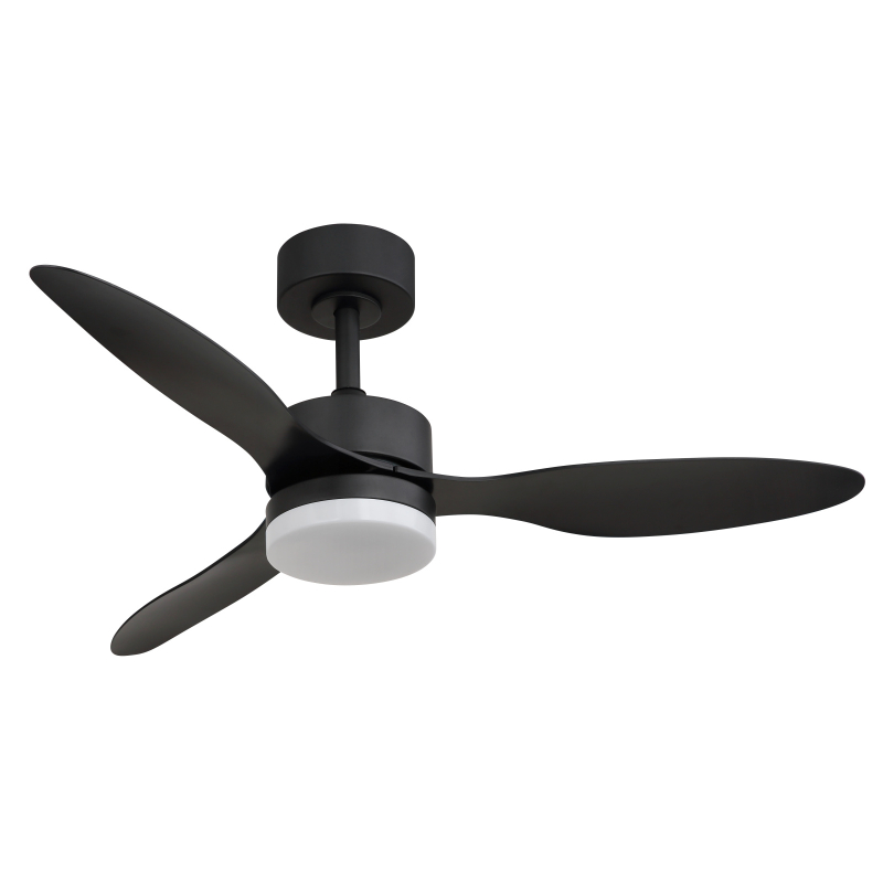 BLACKWELL stropný ventilátor čierny so svetlom LED 20W/2700-6500K + diaľkové ovládanie  