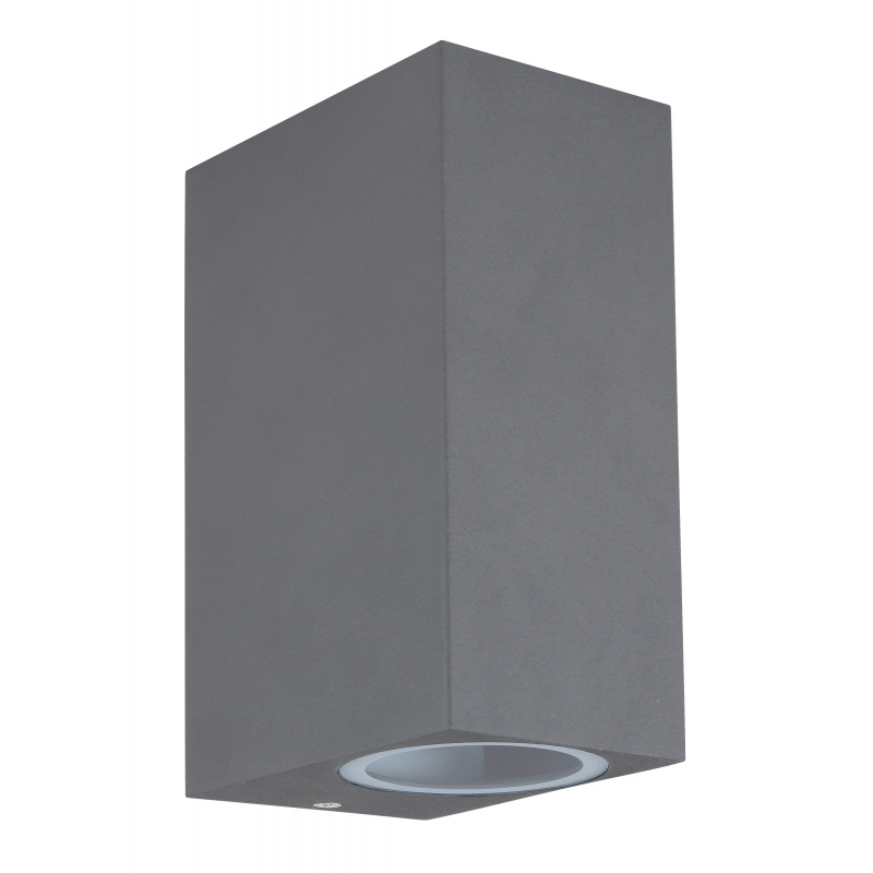 VERONIKA vonkajšie nástenné svietidlo antracit 2xGU10/35W IP44, 15x6,8cm