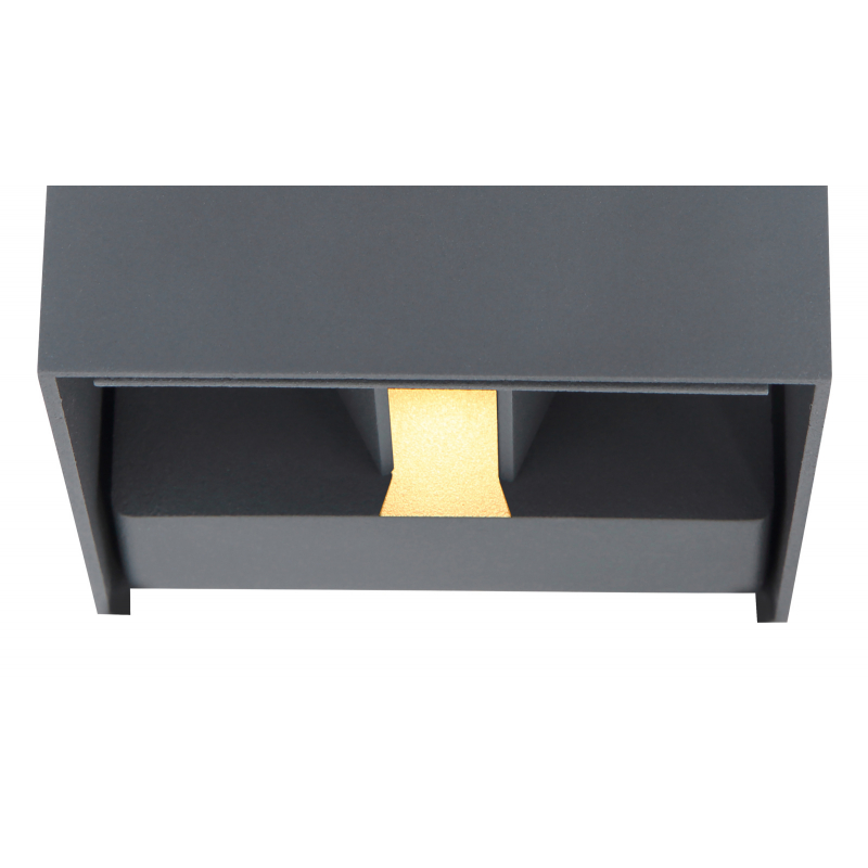 VERONIKA vonkajšie ledkové nástenné svietidlo antracit 1xLED/6W/3000K IP44