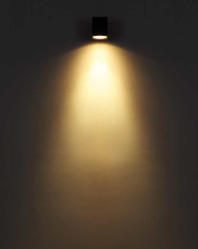 VERONIKA vonkajšie nástenné svietidlo antracit 1xGU10/35W IP44, 8,1x6,8cm