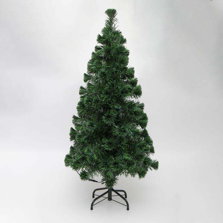 Umelý stromček s LED farebnými optickými vláknami, výška 120cm