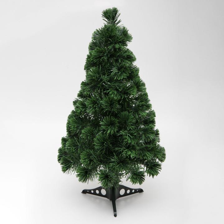 Umelý stromček s LED farebnými optickými vláknami, výška 80cm