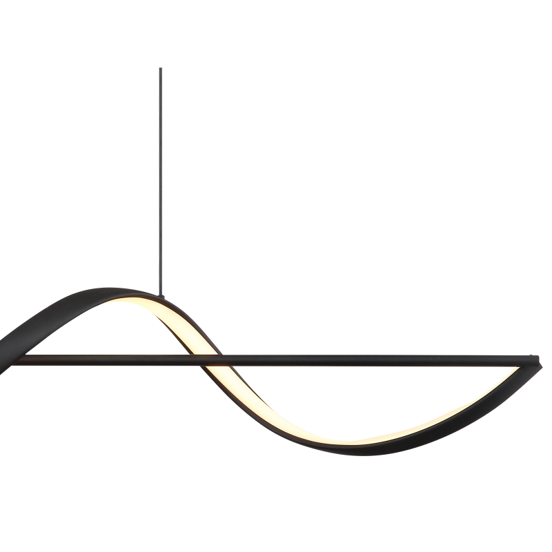 VIOLINO závesné svietidlo čierne LED 24W LED 3000K, 150x120x20cm