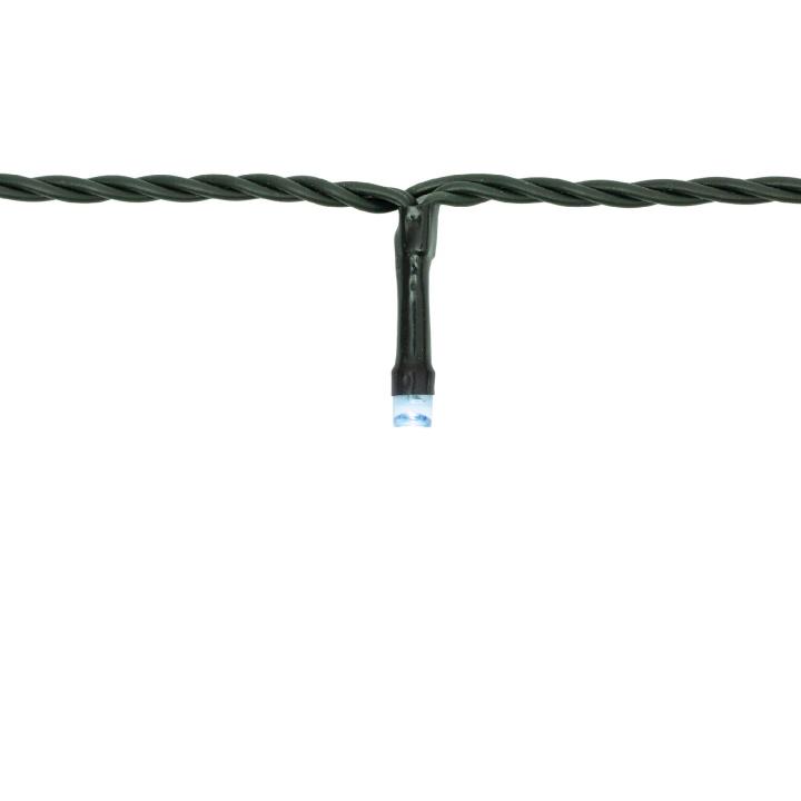 Vonkajšia reťaz 240 LED studená biela, 8 svietiacich režimov, časovač, 24m