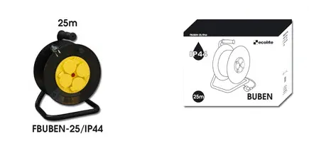 Bubon 25m/4 zásuvky/IP44