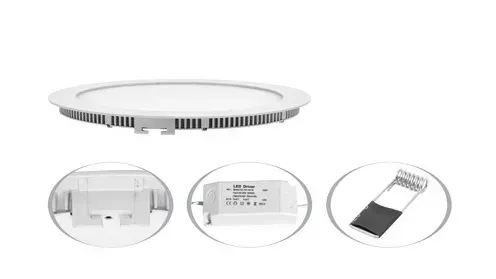 LED zápustné svietidlo RIVA biele 12W/2700K