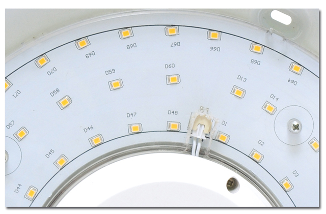 LED svietidlo VICTOR B biele 84SMD/25W, priemer 37cm