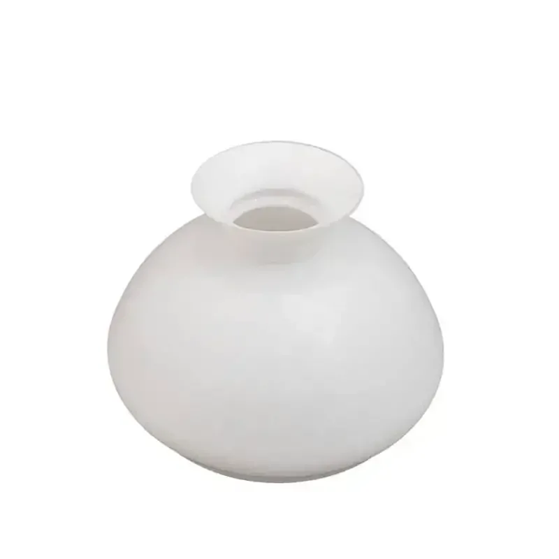 Náhradné tienidlo priemer 18,9cm petrolejkové biele opálové