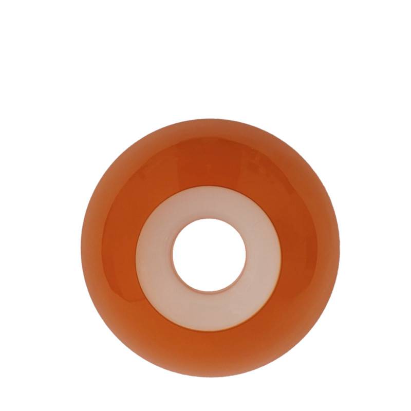 Náhradné tienidlo priemer 18,9cm petrolejkové oranžové