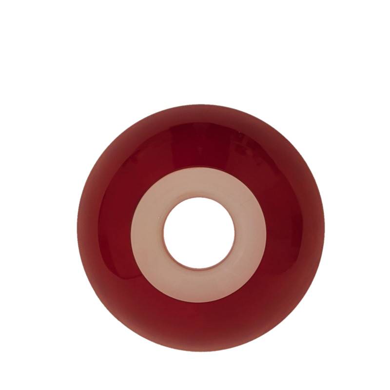 Náhradné tienidlo priemer 18,9cm petrolejkové červené