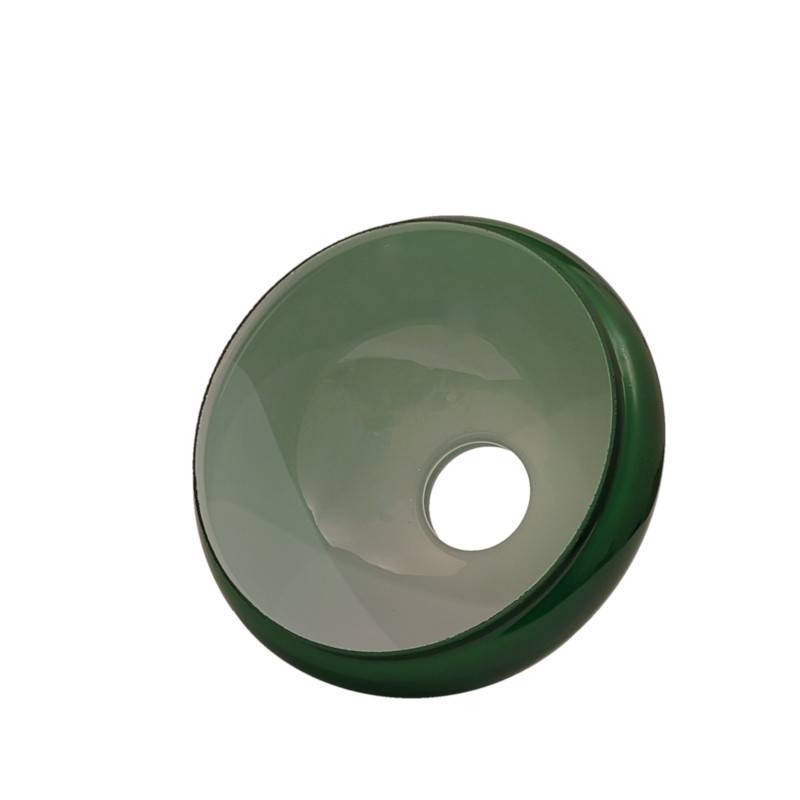 Náhradné tienidlo priemer 18,9cm petrolejkové zelené - vlnovkové