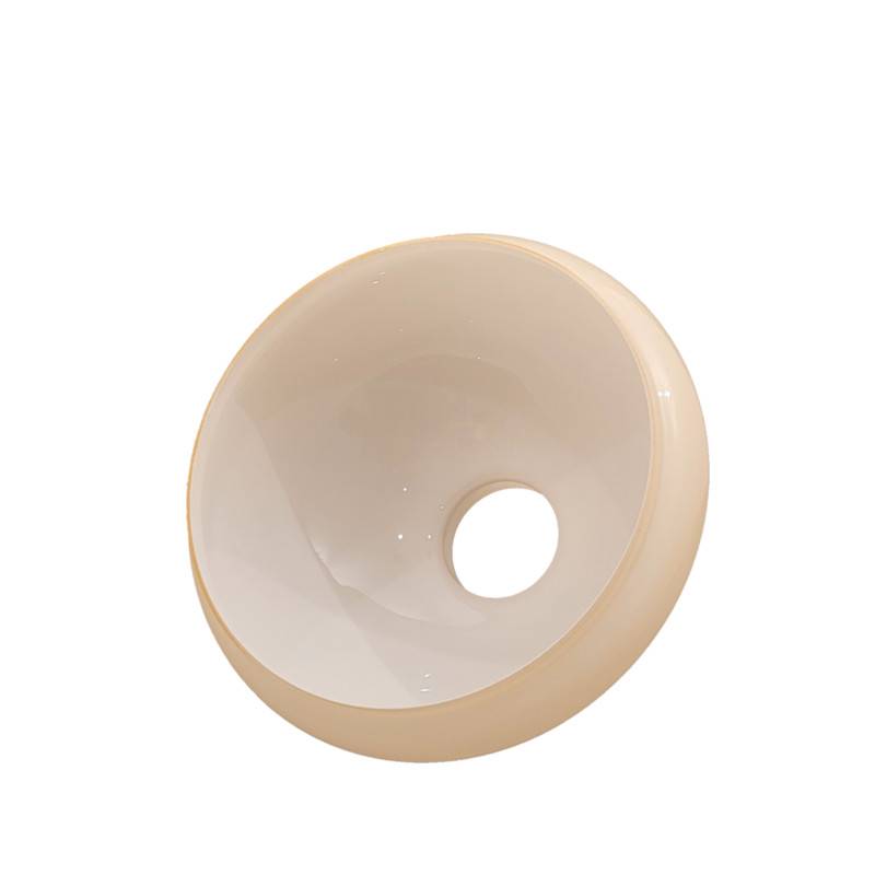 Náhradné tienidlo priemer 18,9cm petrolejkové béžové - vlnovkové