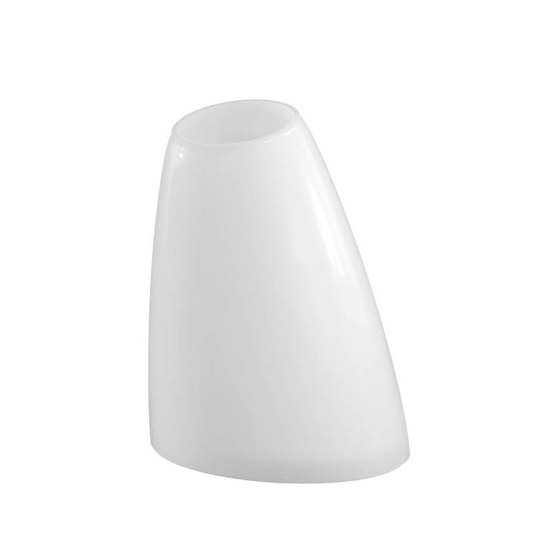 Náhradné tienidlo pre závit E27 (47mm) lesklé biele, priemer: 11cm 