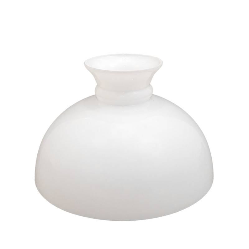 Náhradné tienidlo priemer 30cm petrolejkové biele opálové