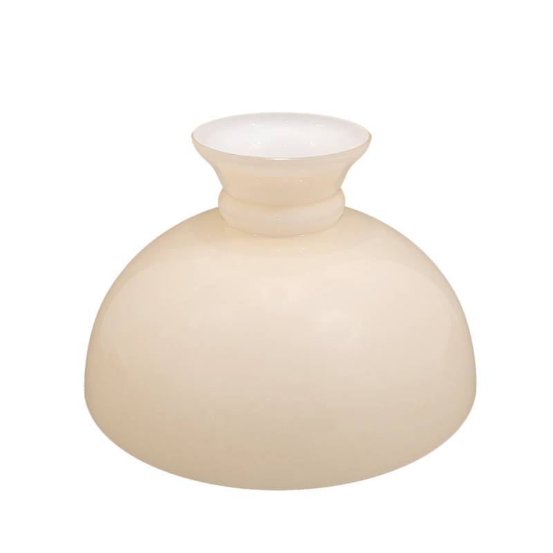 Náhradné tienidlo priemer 30cm petrolejkové béžové lesklé