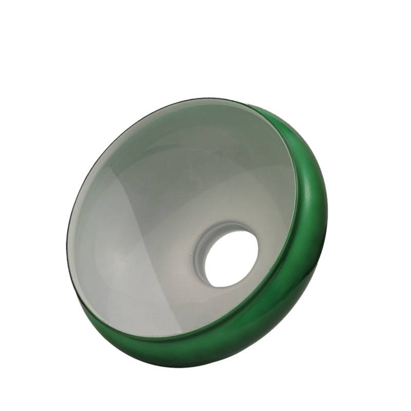 Náhradné tienidlo priemer 27,5cm petrolejkové lesklé zelené