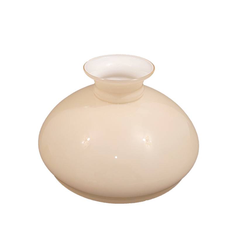 Náhradné tienidlo priemer 27,5cm petrolejkové lesklé béžové