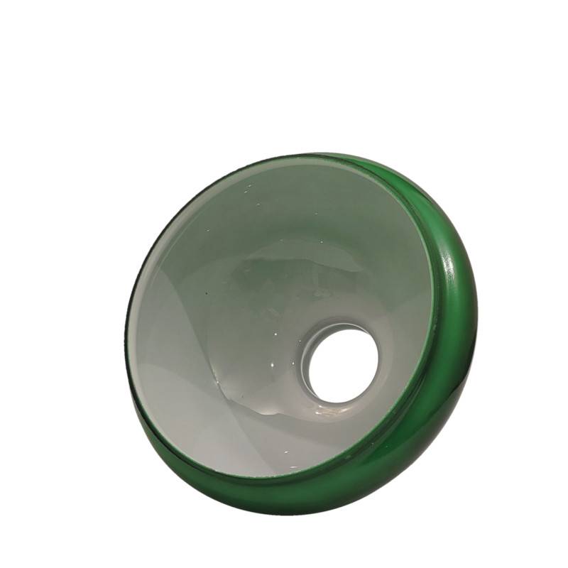 Náhradné tienidlo priemer 21,8cm petrolejkové zelené opálové