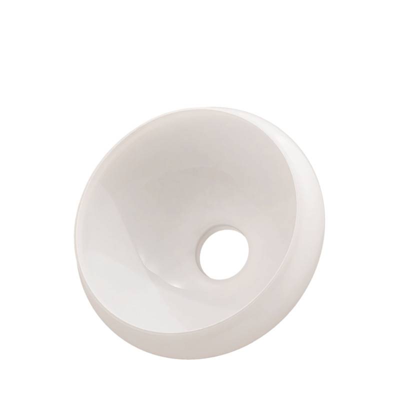 Náhradné tienidlo priemer 21,8cm petrolejkové biele opálové