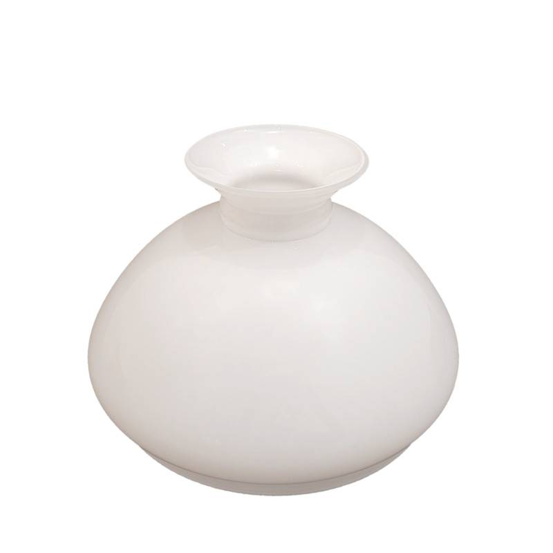 Náhradné tienidlo priemer 21,8cm petrolejkové biele opálové