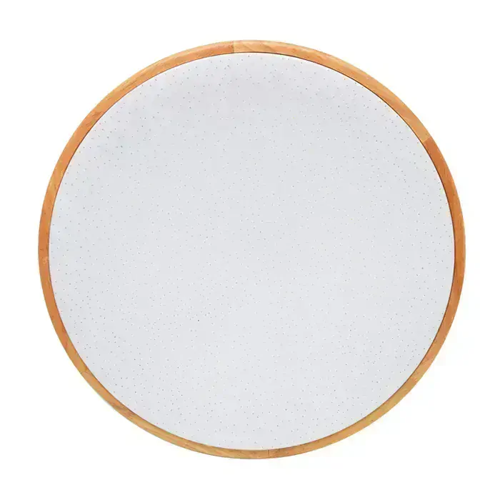 LENA stropné svietidlo s efektom trblietania s diaľkovým ovládačom LED/60W svetlé drevo, priemer: 52cm