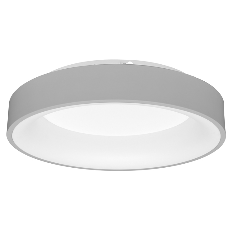 NEST stropné svietidlo šedé s diaľkovým ovládačom LED/40W/3000K/4000K/6500K, priemer 45cm