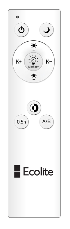 NEST stropné svietidlo šedé s diaľkovým ovládačom LED/40W/3000K/4000K/6500K, priemer 45cm