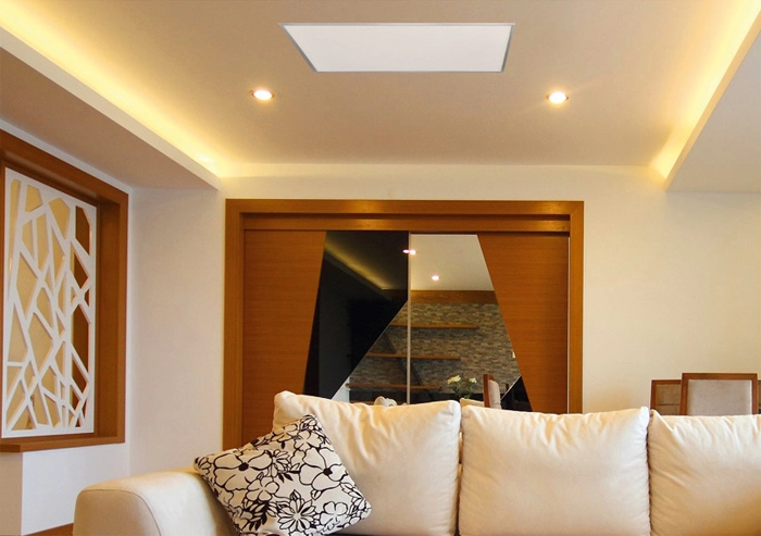 ZEUS LED svietidlo 45W/4000K do sadrokartónových podhľadov, rozmer: 62x62cm, biely rám