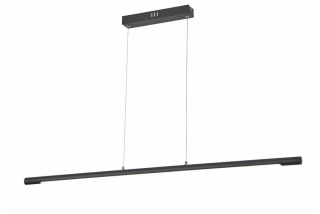 BRANSON ledkové visiace svietidlo matné čierne 1xLED/18W/4000K, 120x100x2,5cm