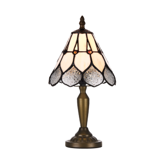 TIFFANY vitrážna stolná lampa 1xE14/40W č.218